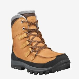 Timberland Men's Chillberg Insulated Waterproof Winter Boot Wheat Nubuck Sz 8